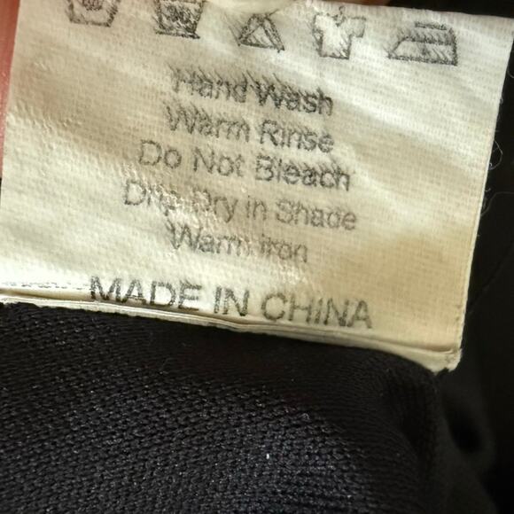 Y2K Rouge Black Mini Skirt Tribal Embroidered Party Skirt Metallic Size 6 Black - Picture 9 of 11